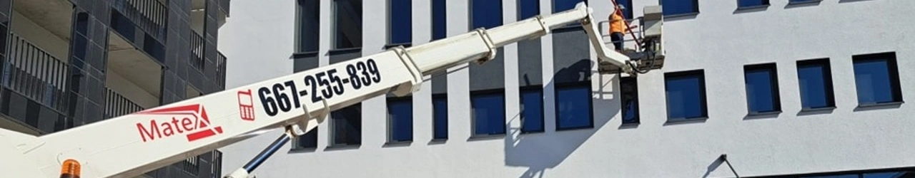 Podnośnik koszowy Koszalin - wynajem, usługi 