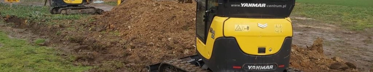 Usługi minikoparką Kutno - Wykopy, Przyłącza, Fundamenty