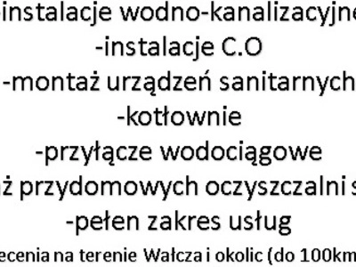 Usługi hydrauliczne Wałcz