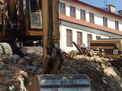 Rozbiórki budynków Płock